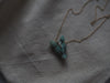 Chrysocolla Hand Carved Wolf