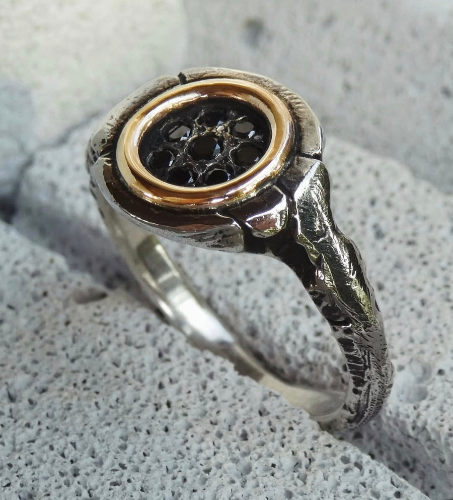 Glace Ring (Black Diamonds)