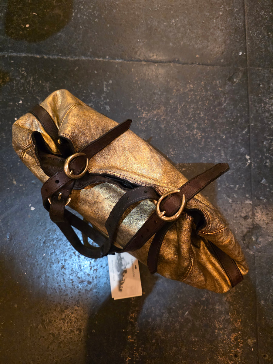 Campomaggi Lidia laminato shoulder bag - Leather