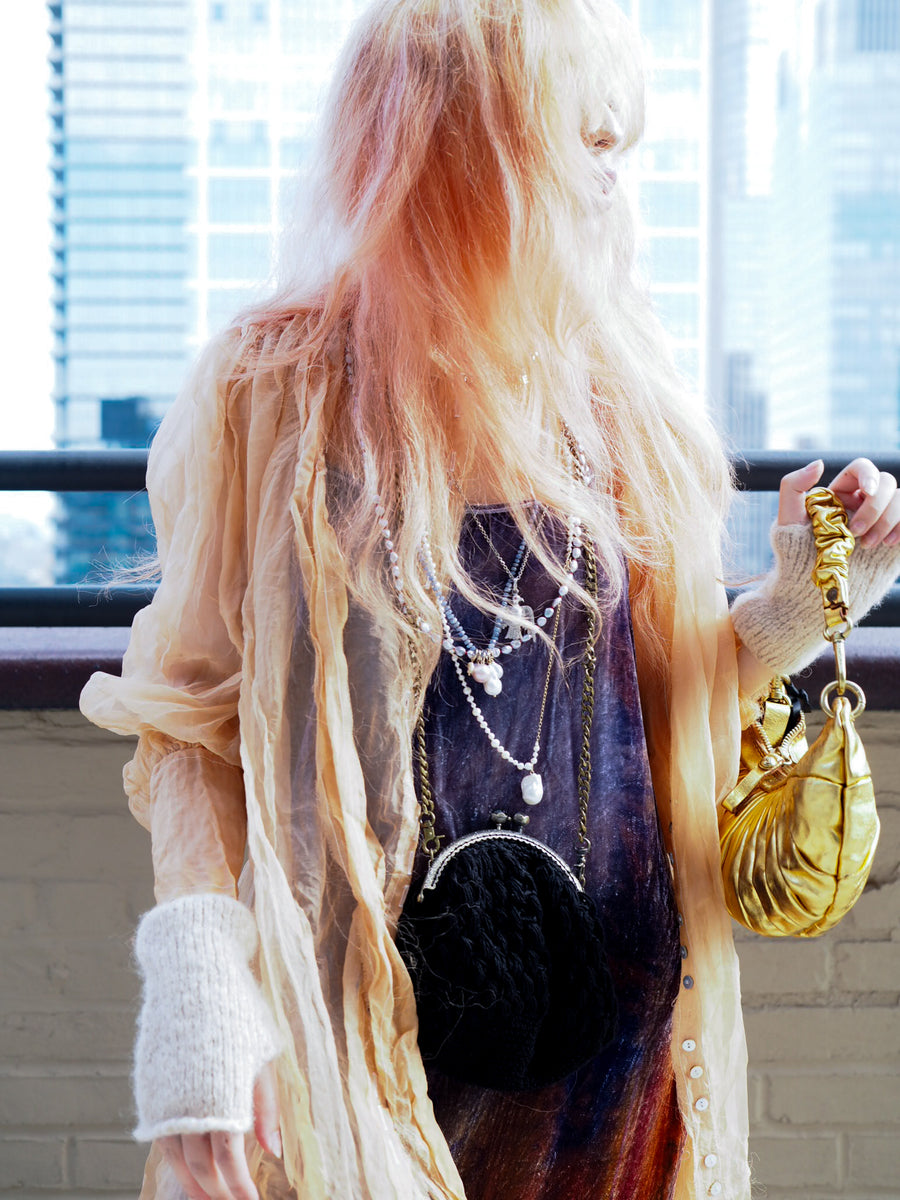 Slip Dress (Silk Velvet) - hand dyed