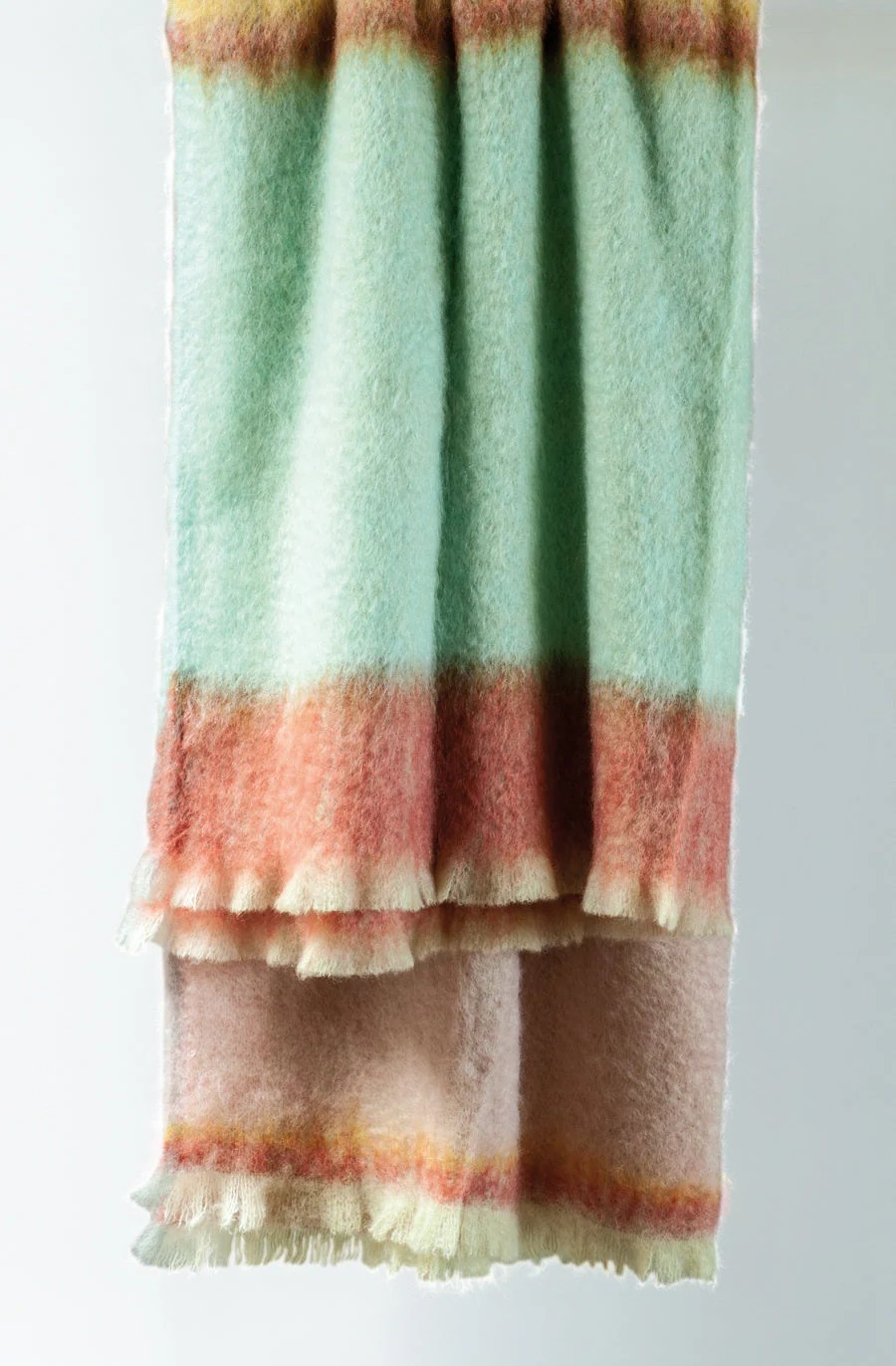 Ezcaray Blanket - Mohair Rozco - Pastels