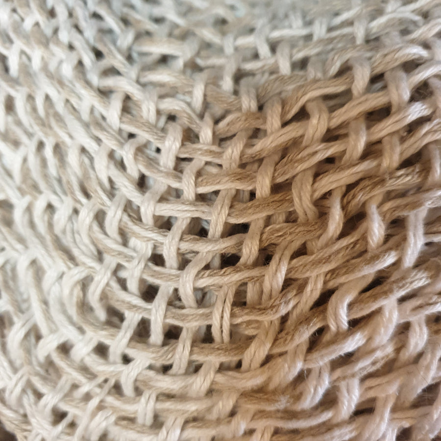 Amano hand loom linen tux top