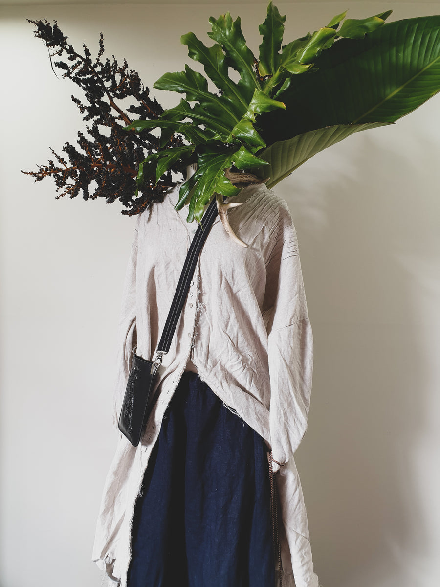 Tiered Swan skirt - Linen
