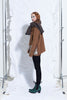 Sweater (alpaca) with handprint foil - Cinammon