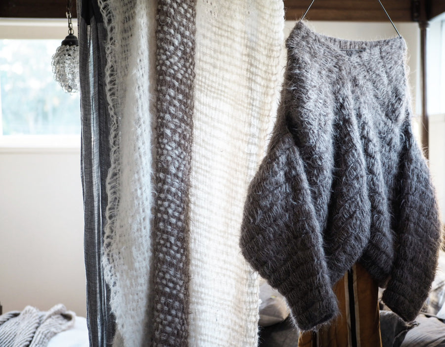 Amano handcrochet alpaca sweater