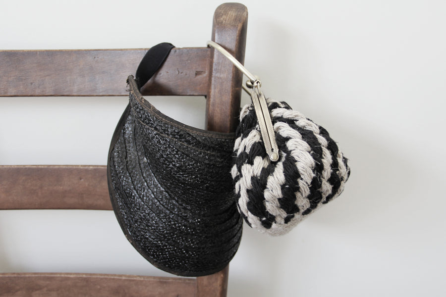 Amano medium Linen Hand Crochet Designer Handbag (20cm x 30cm)