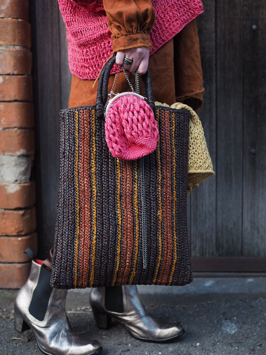 Amano linen handcrochet bluson knit