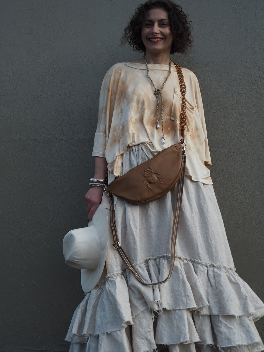 amano linen swan skirt