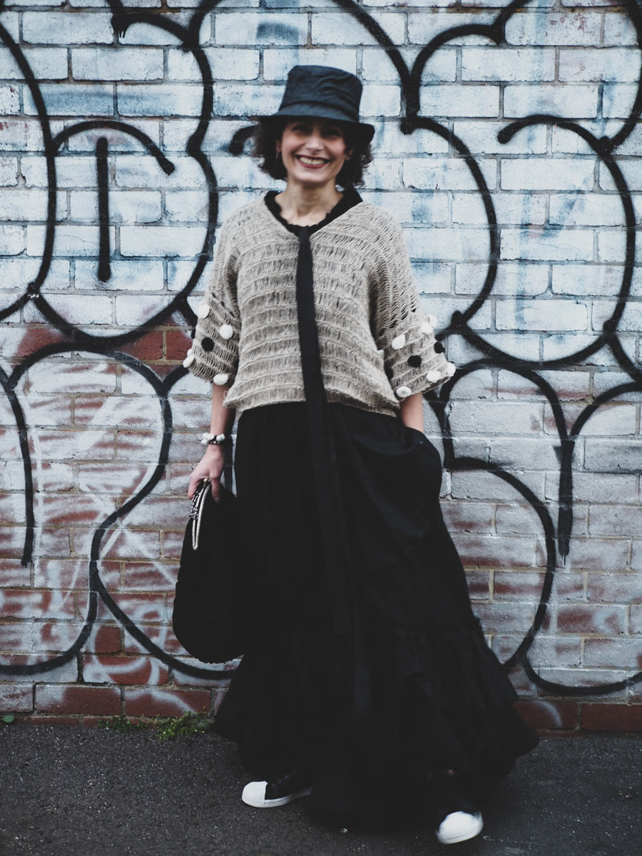 Tiered Swan skirt - Linen