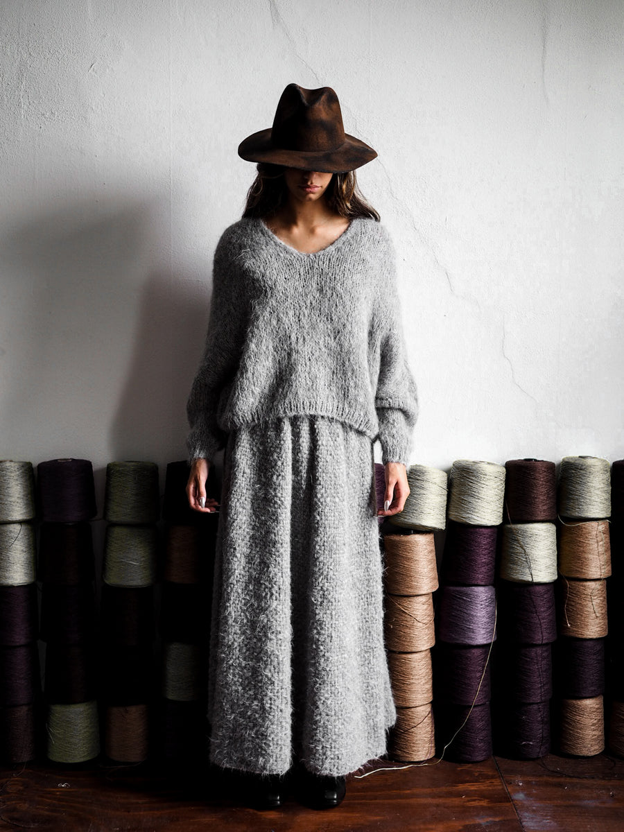 Amano hand loom alpaca skirt
