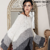 Amano by Lorena Laing handknit tri colour alpaca sweater