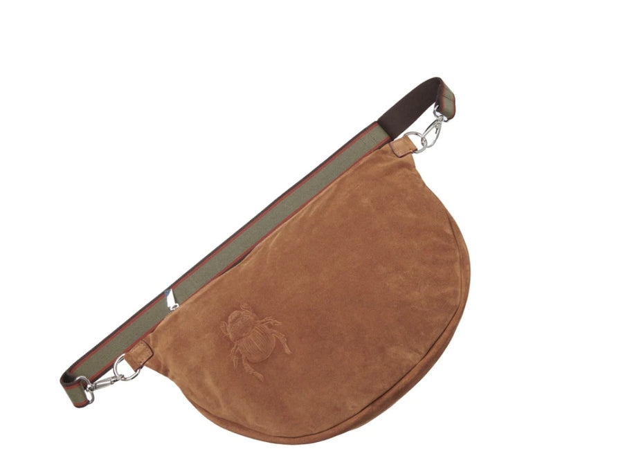 Scarab Belt Bag XXL -  Cognac Suede